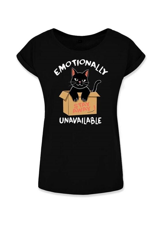 T-Shirt Manches courtes Fun de Tierisch - S à XXL - pour Femme - noir - Tierisch
