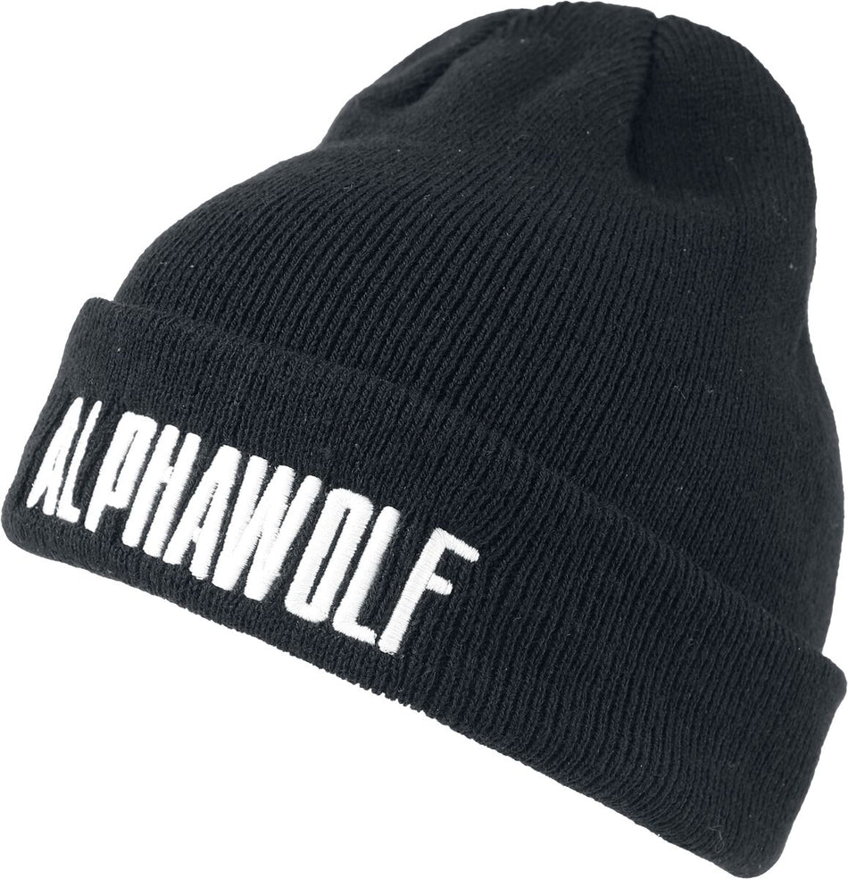 Bonnet  de Alpha Wolf - Logo - pour Unisexe - noir - Alpha Wolf