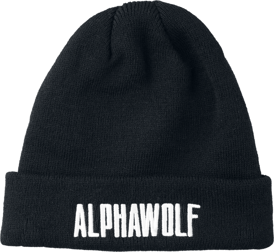 Bonnet  de Alpha Wolf - Logo - pour Unisexe - noir - Alpha Wolf - View 2