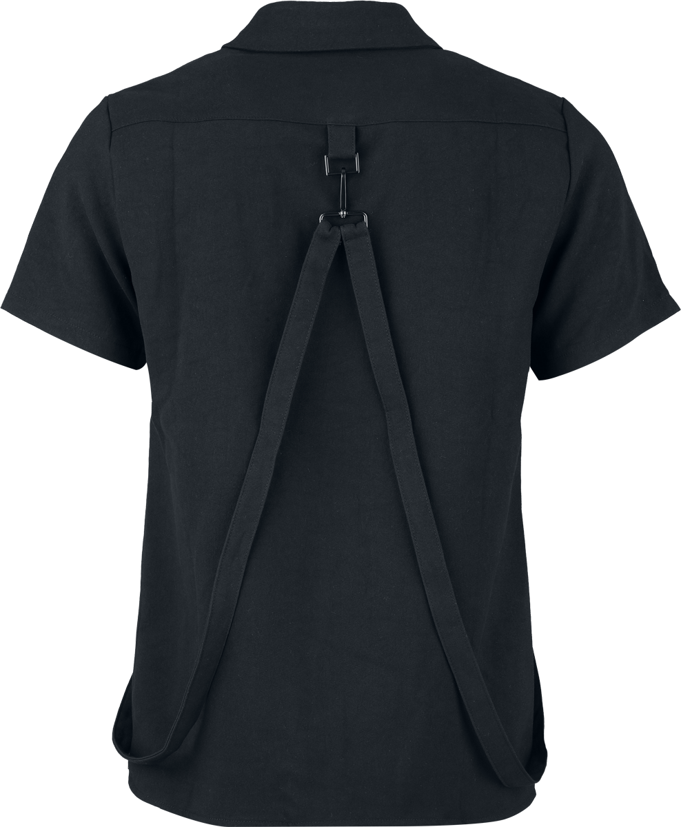 Chemise manches courtes Gothic de KIHILIST by KILLSTAR - Lunara Shirt - XS à L - pour Homme - noir - KIHILIST by KILLSTAR - View 2