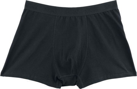 Boxer Gothic de KIHILIST by KILLSTAR - Kihilist 2 Pack Boxers - XS à 4XL - pour Homme - noir - KIHILIST by KILLSTAR - View 2