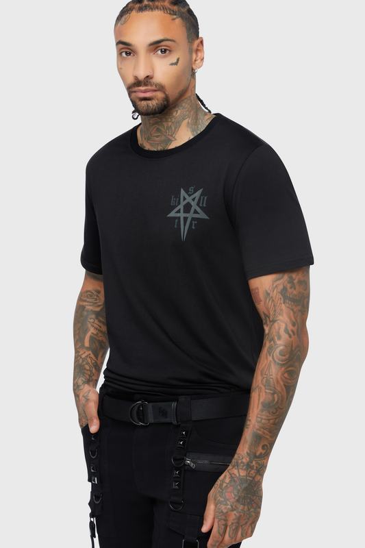 Ceinture Gothic de KIHILIST by KILLSTAR - Lupura Belt - pour Homme - noir - KIHILIST by KILLSTAR - View 2