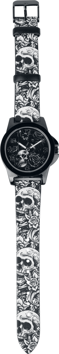 Montres bracelets Gothic de Crâne - pour Unisexe - noir/gris - Crâne - View 2