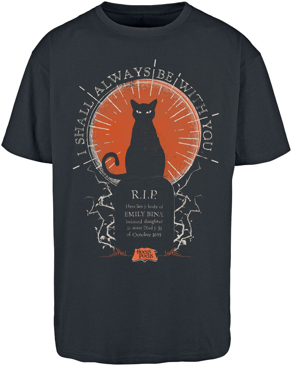 T-Shirt Manches courtes Disney de Hocus Pocus - Thackery Binx - S à XXL - pour Unisexe - noir - Hocus Pocus