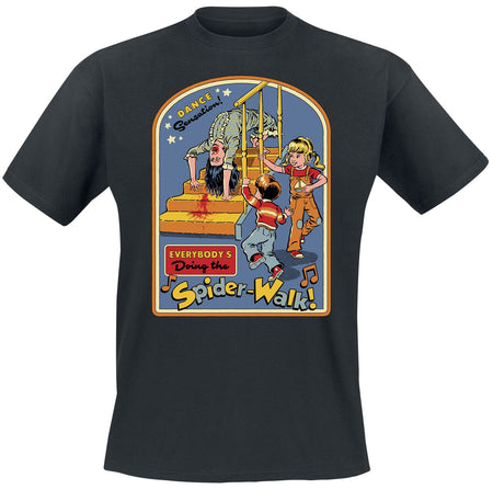 T-Shirt Manches courtes Fun de Steven Rhodes - Everyones Doing The Spiderwalk - M à 3XL - pour Homme - noir - Steven Rhodes