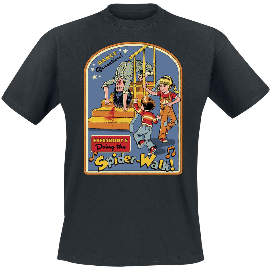 T-Shirt Manches courtes Fun de Steven Rhodes - Everyones Doing The Spiderwalk - M à 3XL - pour Homme - noir - Steven Rhodes
