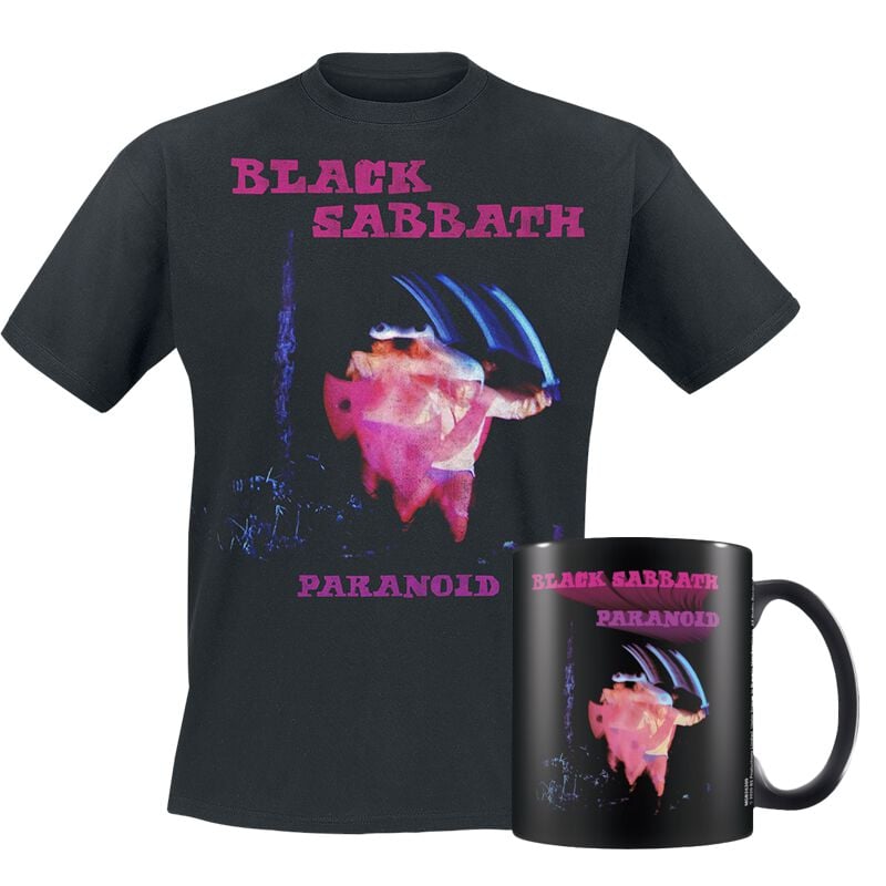 T-Shirt Manches courtes  de Black Sabbath - Fan Bundle - S à XXL - pour Homme - noir - Black Sabbath