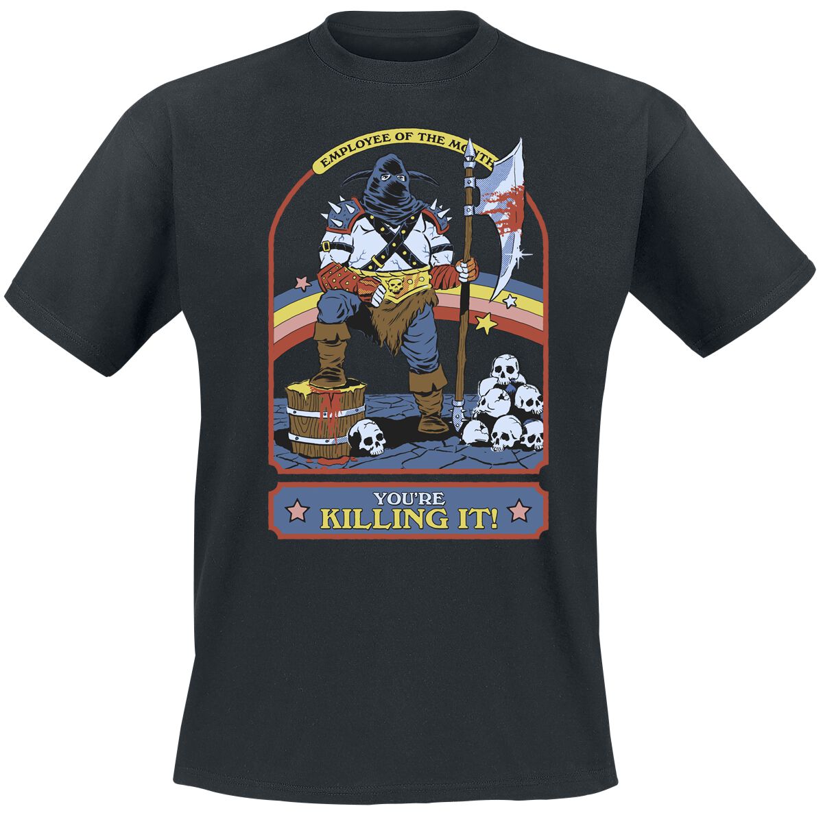 T-Shirt Manches courtes Fun de Steven Rhodes - You Are Killing It - M à 3XL - pour Homme - noir - Steven Rhodes