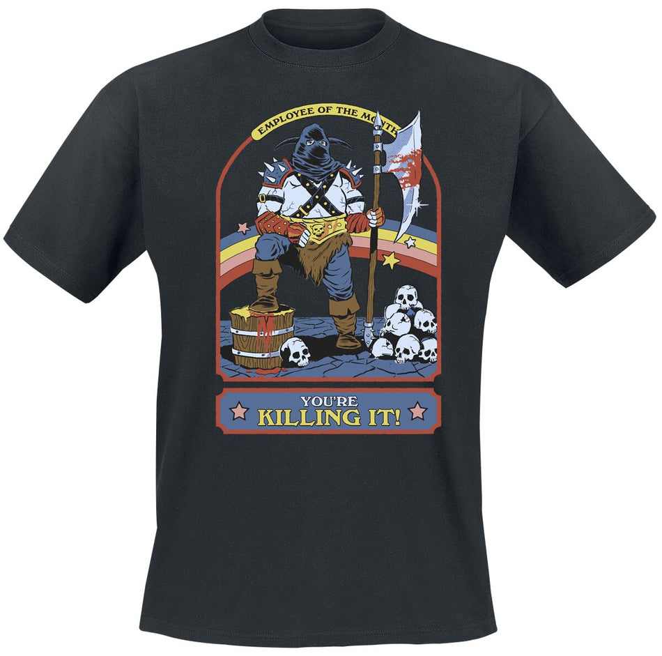 T-Shirt Manches courtes Fun de Steven Rhodes - You Are Killing It - M à 3XL - pour Homme - noir - Steven Rhodes