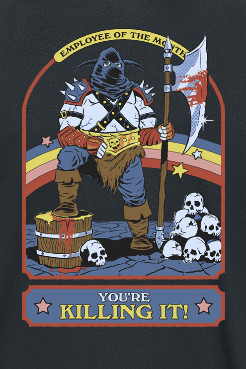 T-Shirt Manches courtes Fun de Steven Rhodes - You Are Killing It - M à 3XL - pour Homme - noir - Steven Rhodes - View 2