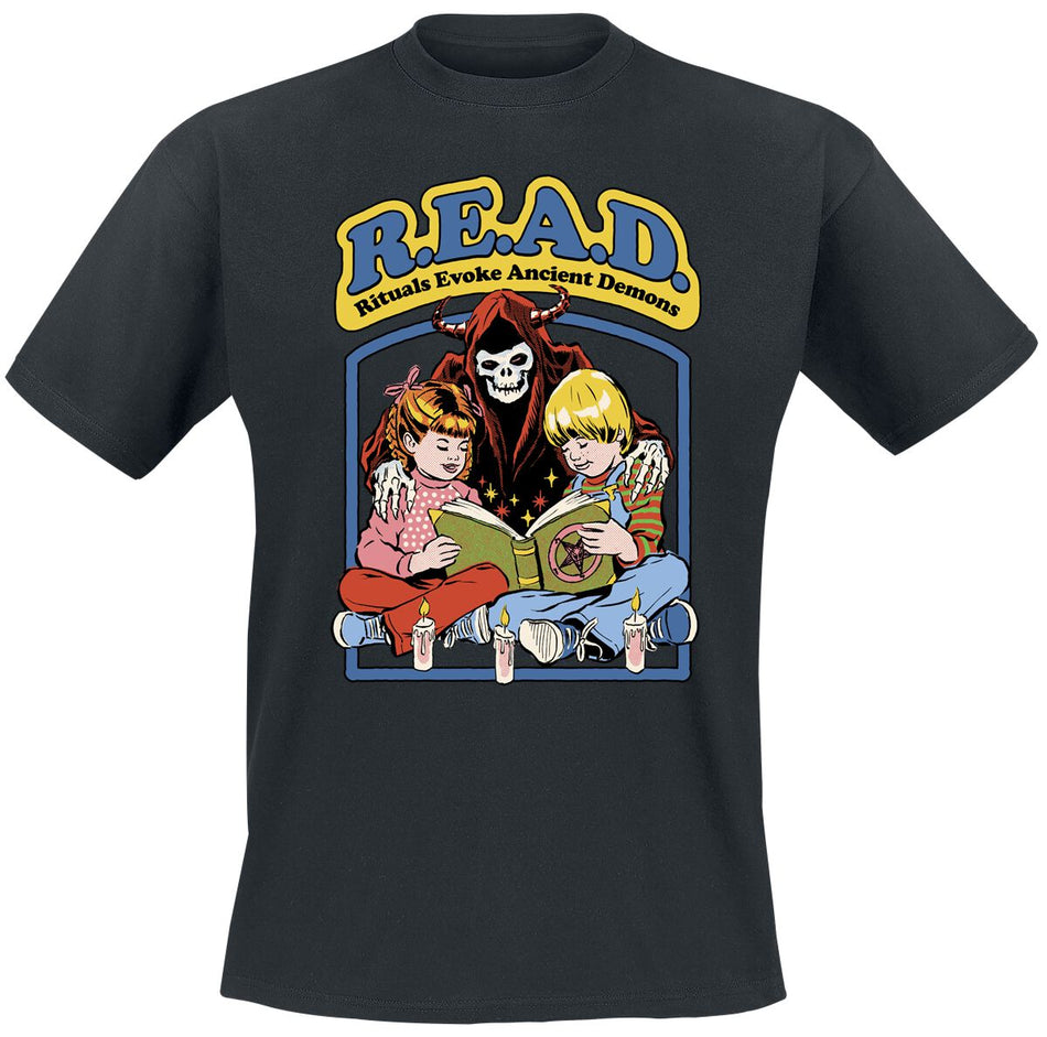 T-Shirt Manches courtes Fun de Steven Rhodes - R.E.A.D - M à 3XL - pour Homme - noir - Steven Rhodes
