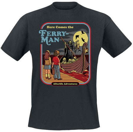 T-Shirt Manches courtes Fun de Steven Rhodes - Ferry Man - M à 3XL - pour Homme - noir - Steven Rhodes