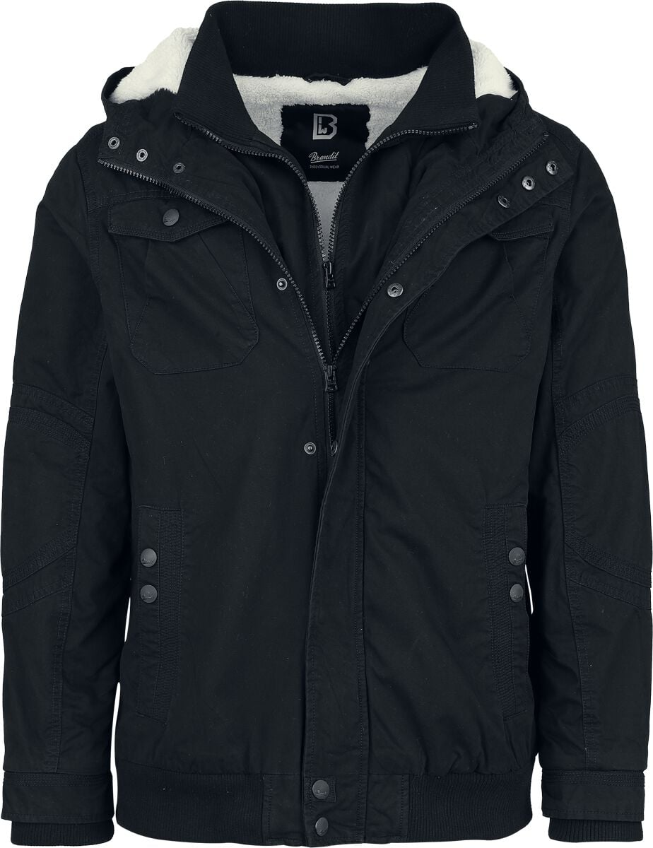 Manteau d'hiver  de Brandit - Medow Jacket - M - pour Homme - noir - Brandit