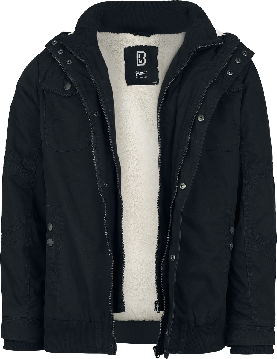 Manteau d'hiver  de Brandit - Medow Jacket - M - pour Homme - noir - Brandit - View 2