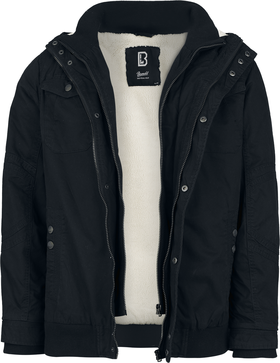 Manteau d'hiver  de Brandit - Medow Jacket - S à 4XL - pour Homme - noir - Brandit - View 2