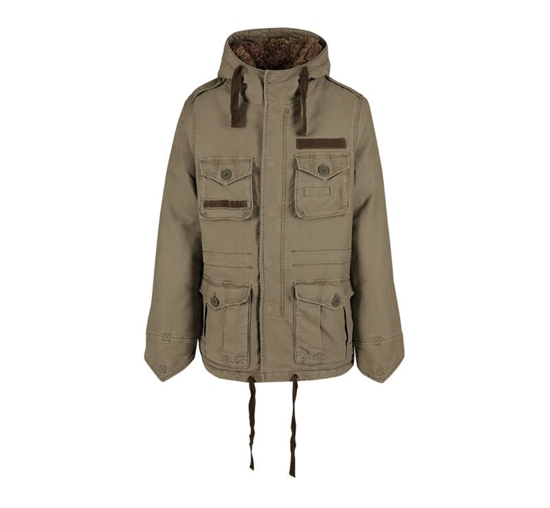 Manteau d'hiver  de Brandit - Respite Jacket - S à 3XL - pour Homme - olive - Brandit