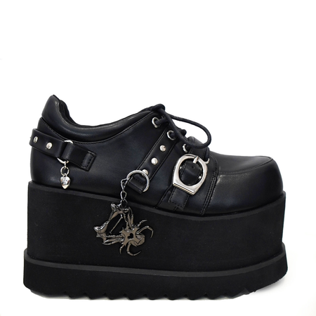 Chaussures basses Gothic de Altercore - Elva Black - EU36 à EU41 - pour Femme - noir - Altercore - View 2
