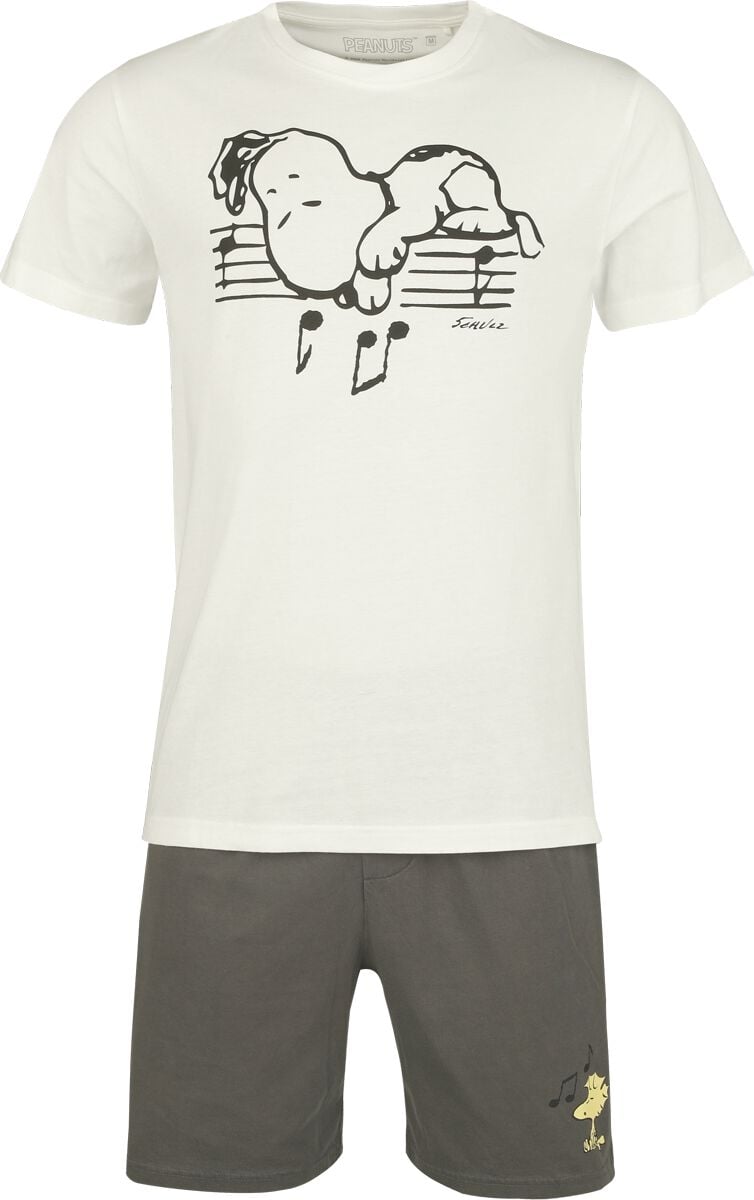 Pyjama  de Snoopy - Snoopy und Woodstock - S à 3XL - pour Homme - multicolore - Snoopy