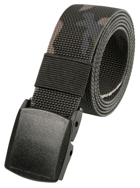 Ceinture  de Brandit - Ceinture fermeture facile - pour Unisexe - camouflage sombre - Brandit
