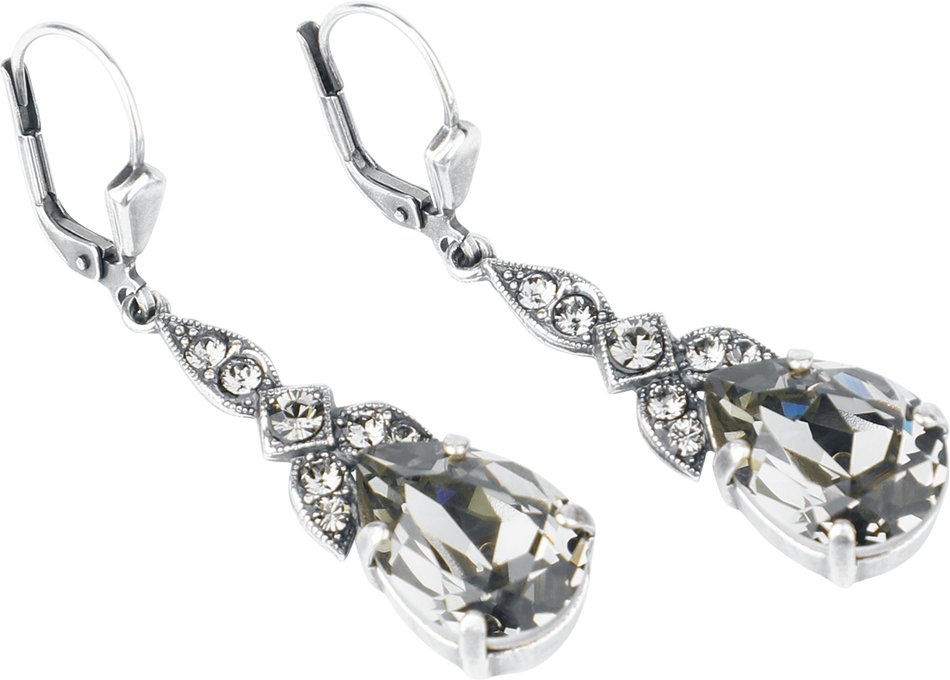 Boucles d'oreilles Gothic de Krikor - Nebeltropfen - pour Femme - couleur argent - Krikor - View 2