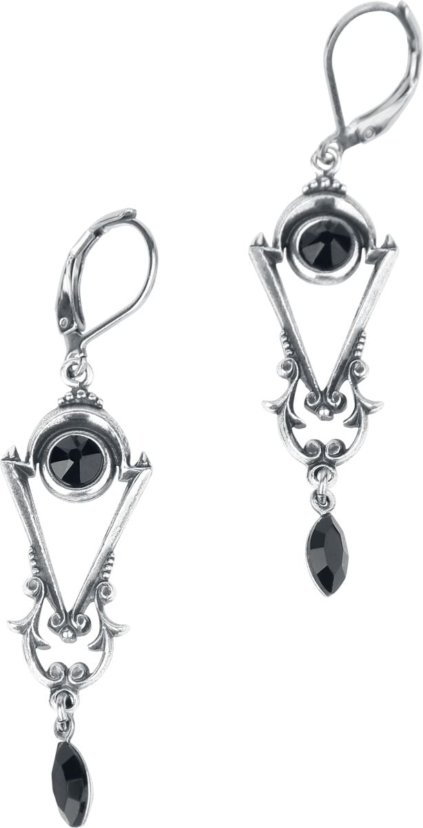 Boucles d'oreilles Gothic de Krikor - Barockträume - pour Femme - couleur argent - Krikor