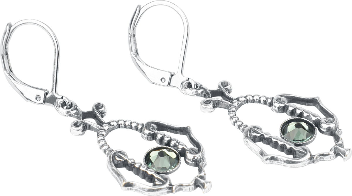 Boucles d'oreilles Gothic de Krikor - Waldhauch - pour Femme - couleur argent - Krikor - View 2