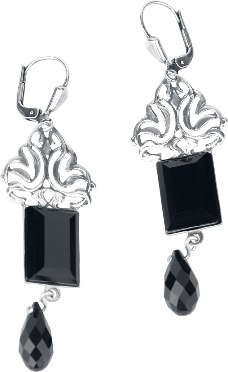Boucles d'oreilles Gothic de Krikor - Nachtblatt - pour Femme - couleur argent - Krikor