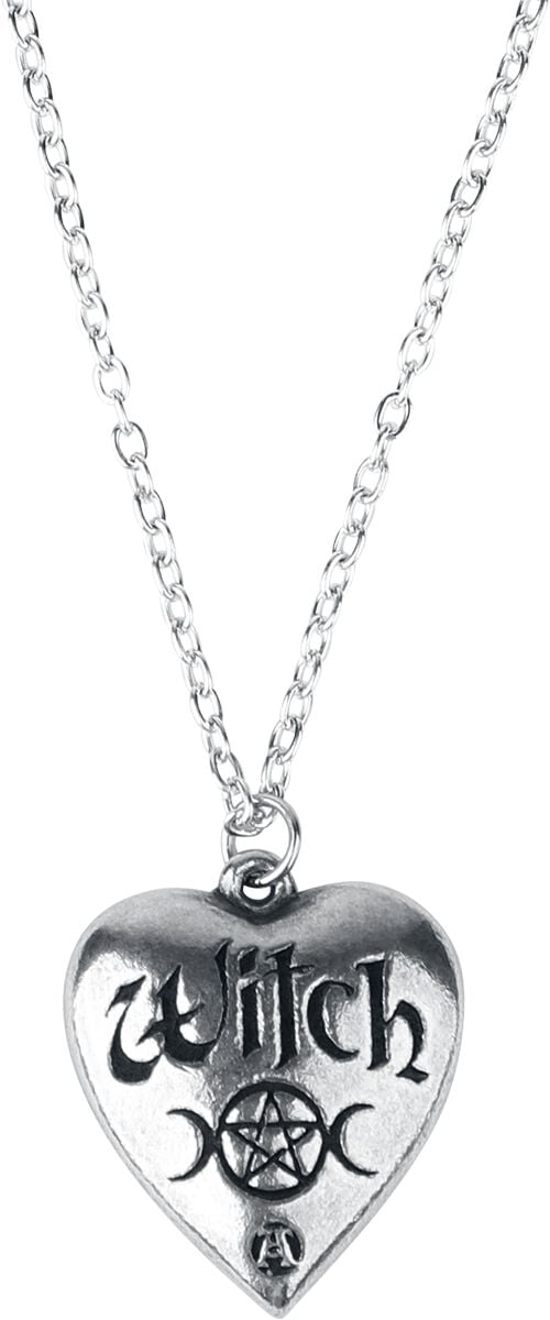 Collier Gothic de Alchemy Gothic - Witch - pour Unisexe - couleur argent - Alchemy Gothic