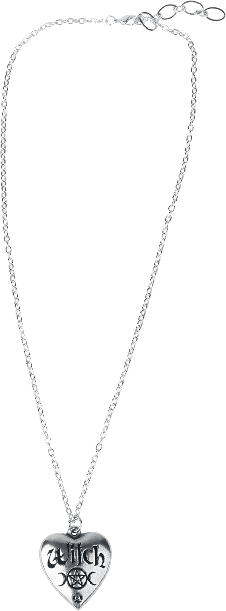 Collier Gothic de Alchemy Gothic - Witch - pour Unisexe - couleur argent - Alchemy Gothic - View 2