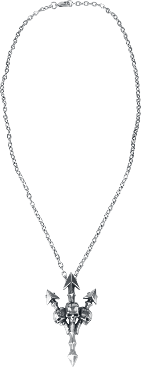 Collier Gothic de Alchemy Gothic - Deadly Trident - pour Unisexe - couleur argent - Alchemy Gothic - View 2