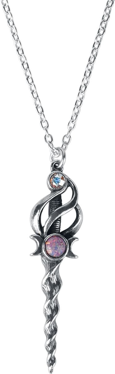 Collier Gothic de Alchemy Gothic - Lunacorn Wand - pour Unisexe - couleur argent - Alchemy Gothic