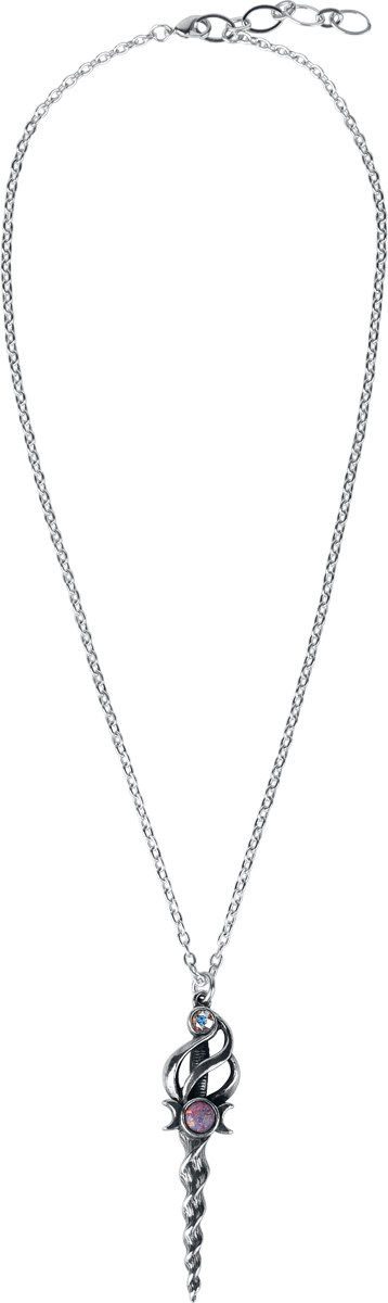 Collier Gothic de Alchemy Gothic - Lunacorn Wand - pour Unisexe - couleur argent - Alchemy Gothic - View 2