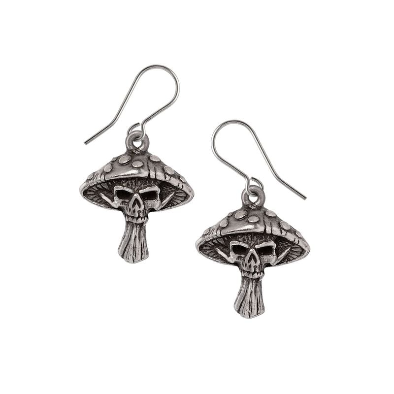 Boucles d'oreilles Gothic de Alchemy Gothic - Death Cap (Mushroom) - pour Unisexe - couleur argent - Alchemy Gothic