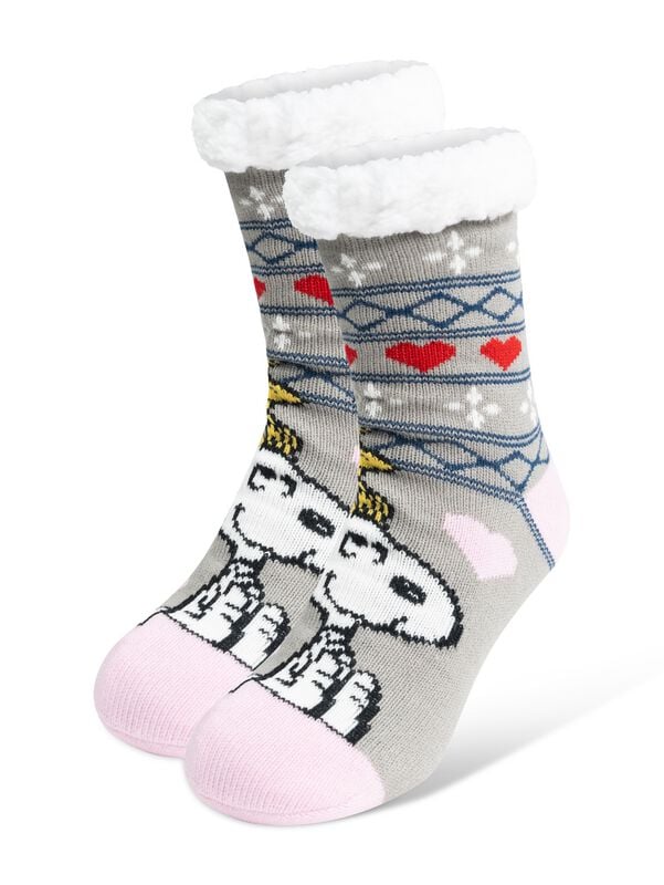 Chaussettes  de Snoopy - Snoopy - Chaussettes d'Hiver - EU35-38 à EU 39-42 - pour Femme - multicolore - Snoopy