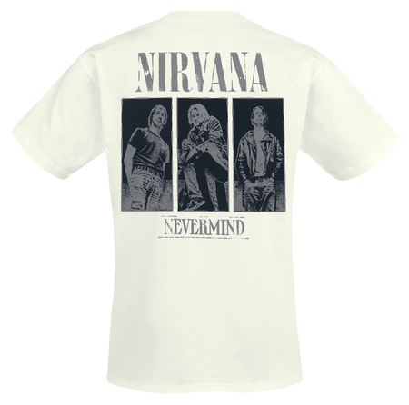T-Shirt Manches courtes  de Nirvana - Nevermind Photo - S à XXL - pour Homme - blanc - Nirvana - View 2
