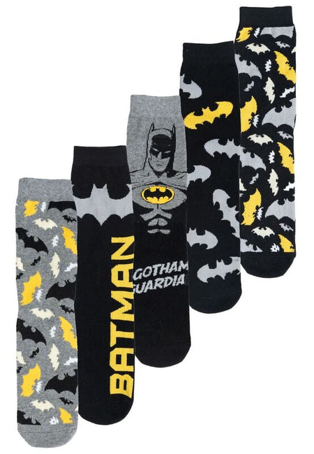 Chaussettes  de Batman - Batman - Chaussettes (Lot de 5 Paires) - EU 40-45 - pour Homme - multicolore - Batman