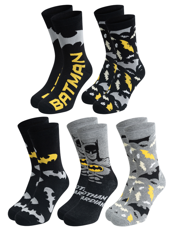 Chaussettes  de Batman - Batman - Chaussettes (Lot de 5 Paires) - EU 40-45 - pour Homme - multicolore - Batman - View 2