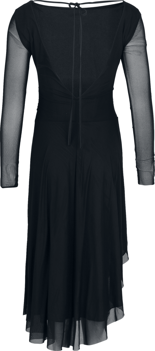 Robe mi-longue  de Black Premium by EMP - Essential Draped Dress - S à XXL - pour Femme - noir - Black Premium by EMP - View 2