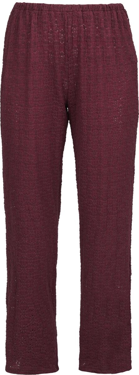 Pantalon en toile  de RED by EMP - Pantalon Ample - S à XXL - pour Femme - bordeaux - RED by EMP