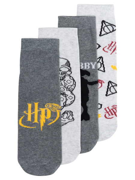 Chaussettes  de Harry Potter - Harry Potter - Dobby - Mangemorts (Lot de 4) - EU39-42 à EU 43-46 - pour Homme - multicolore - Harry Potter - View 2