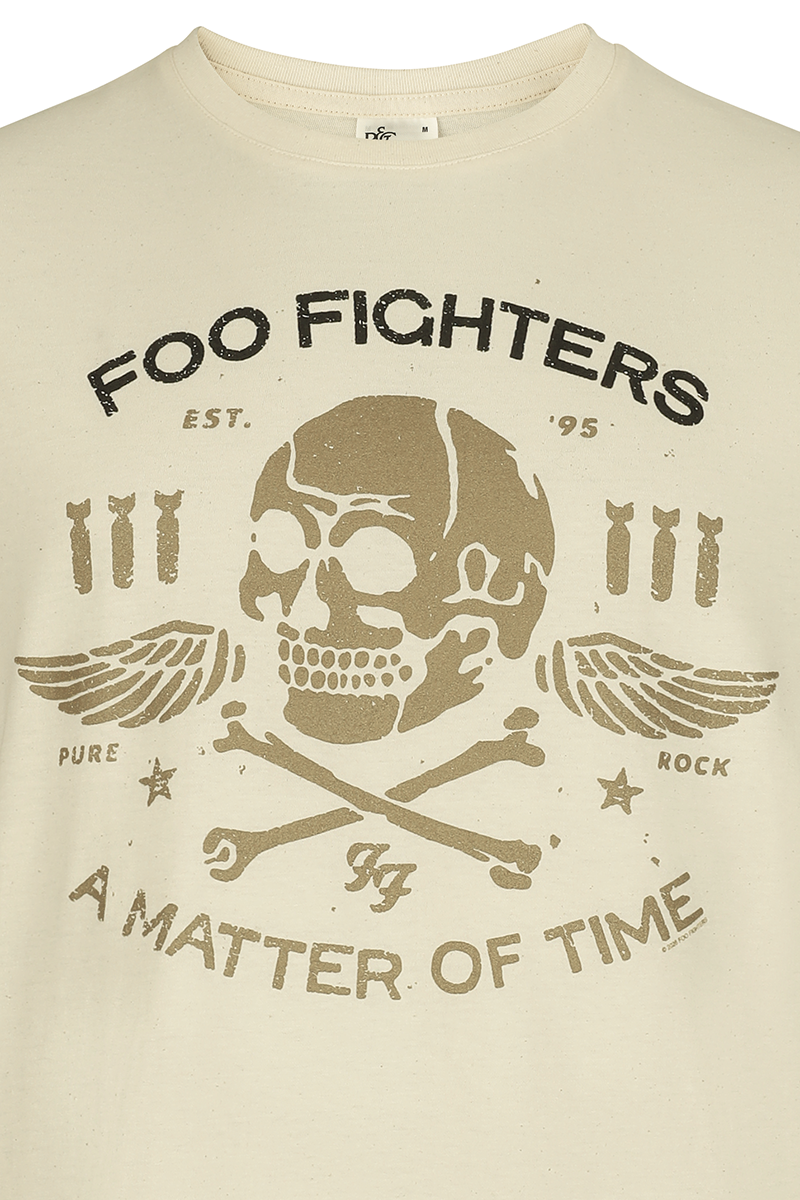 T-Shirt Manches courtes  de Foo Fighters - A Matter Of Time - S à 3XL - pour Homme - naturel - Foo Fighters - View 2