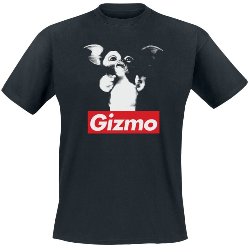 T-Shirt Manches courtes  de Gremlins - Gizmo - S à XXL - pour Homme - noir - Gremlins