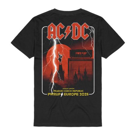 T-Shirt Manches courtes  de AC/DC - Prague - S à XXL - pour Homme - noir - AC/DC - View 2