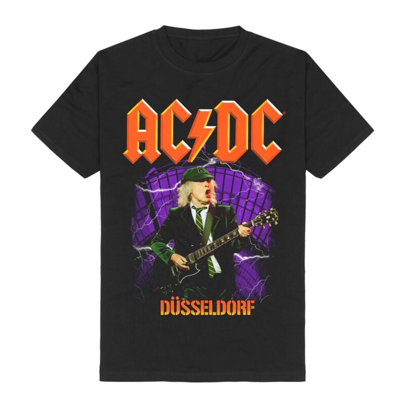 T-Shirt Manches courtes  de AC/DC - Duesseldorf - S à XXL - pour Homme - noir - AC/DC