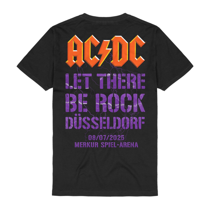 T-Shirt Manches courtes  de AC/DC - Duesseldorf - S à XXL - pour Homme - noir - AC/DC - View 2