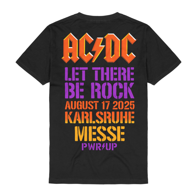 T-Shirt Manches courtes  de AC/DC - Karlsruhe - S à XXL - pour Homme - noir - AC/DC - View 2