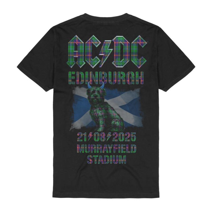 T-Shirt Manches courtes  de AC/DC - Edinburgh - S à 3XL - pour Homme - noir - AC/DC - View 2
