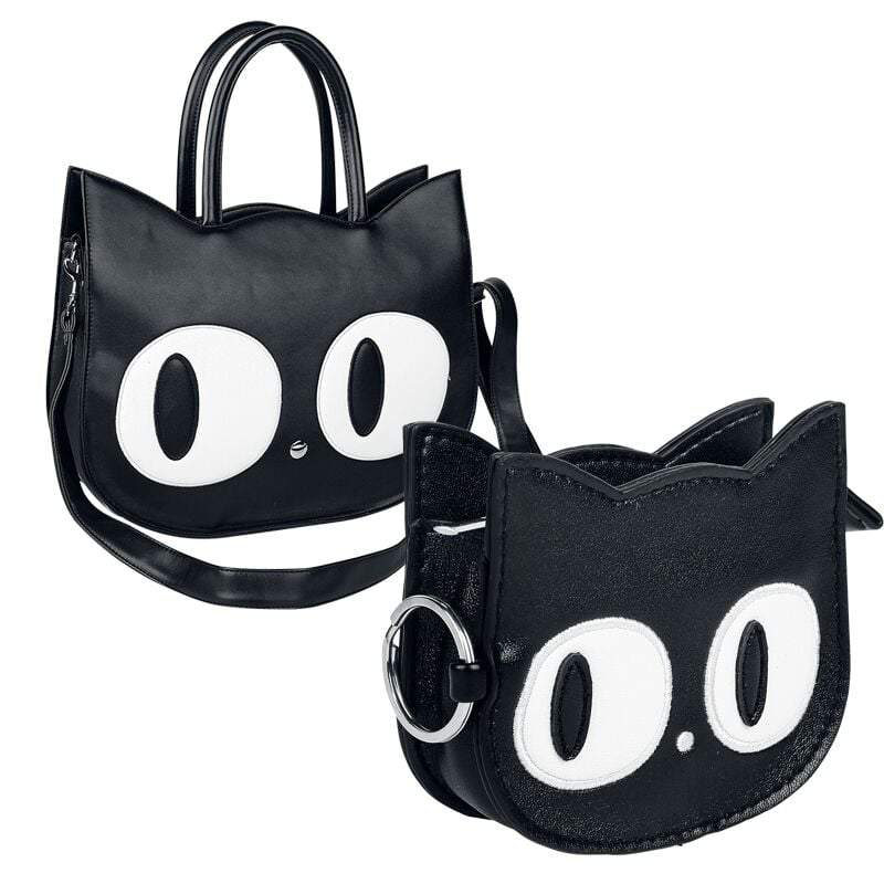 Sac à main Gothic de Banned Alternative - Kitty - Pack - pour Femme - noir - Banned Alternative