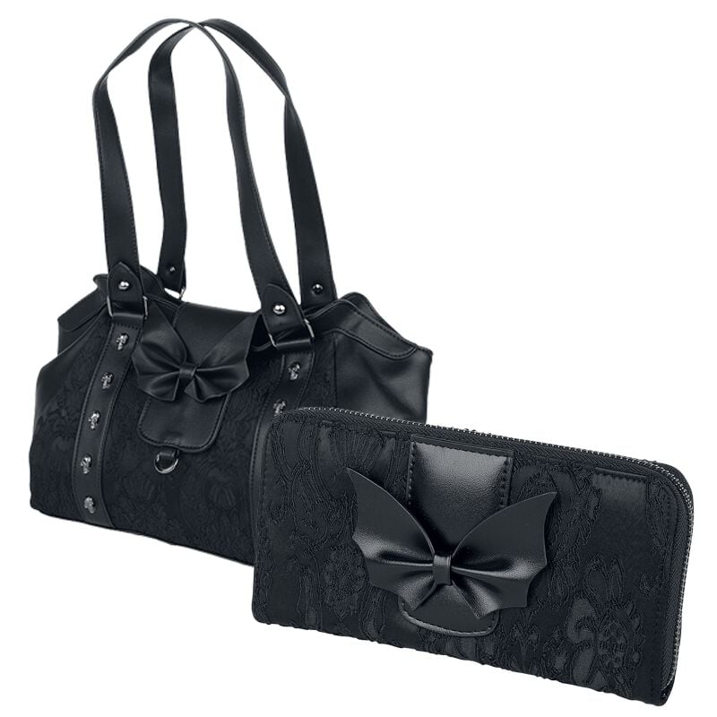 Sac à main Gothic de Banned Alternative - Maplesage - Pack - pour Femme - noir - Banned Alternative