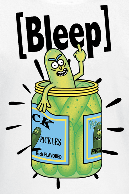 T-Shirt Manches courtes  de Rick & Morty - I´m A Bleep Pickle - S à XXL - pour Homme - blanc - Rick & Morty - View 2